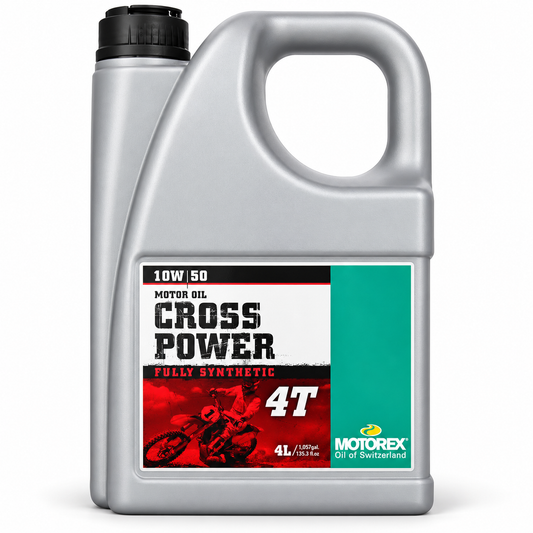 MOTOREX ACEITE SINTETICO 10W50 CROSS POWER 4T - 4litros