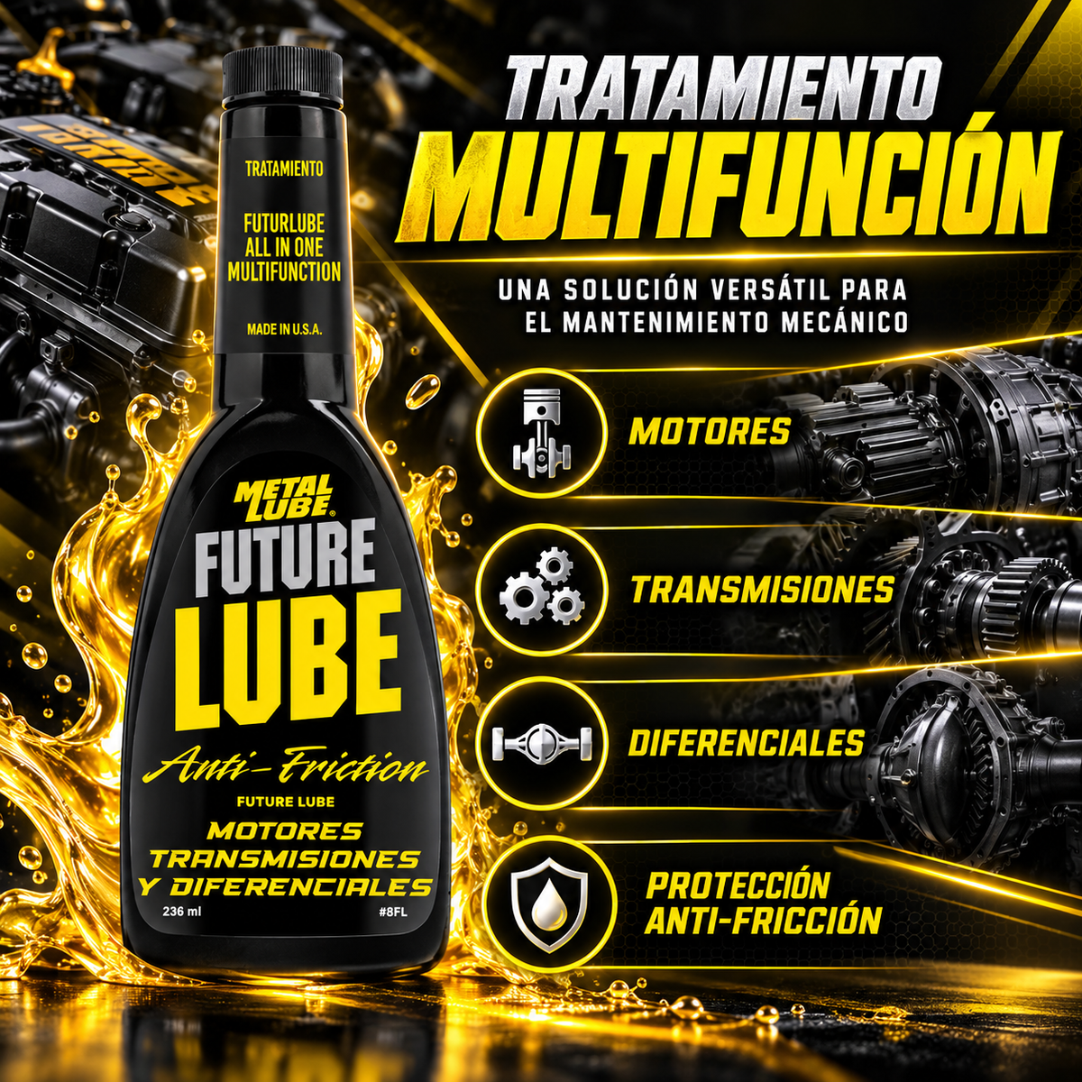 METAL LUBE FUTURE LUBE 8FL - 236ml