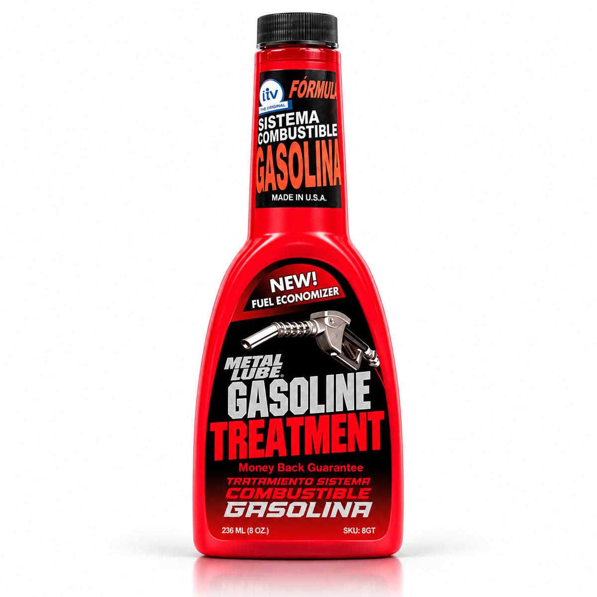METAL LUBE SISTEMA MOTORES GASOLINA 8GT - 236ml